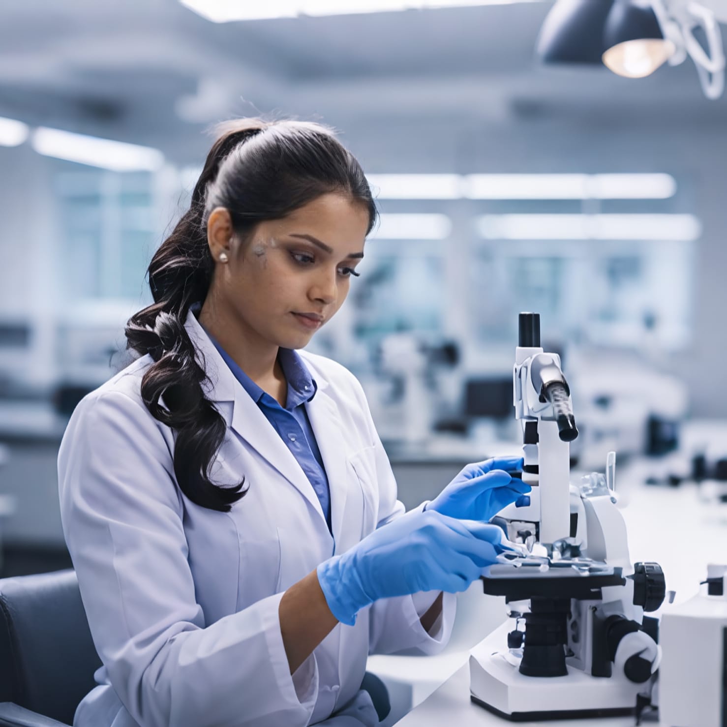 Advanced student lab practice